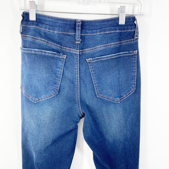 So Skinny Distressed Jeans Medium Dark Wash Blue Jeans Size 3 NWT - Picture 8 of 10